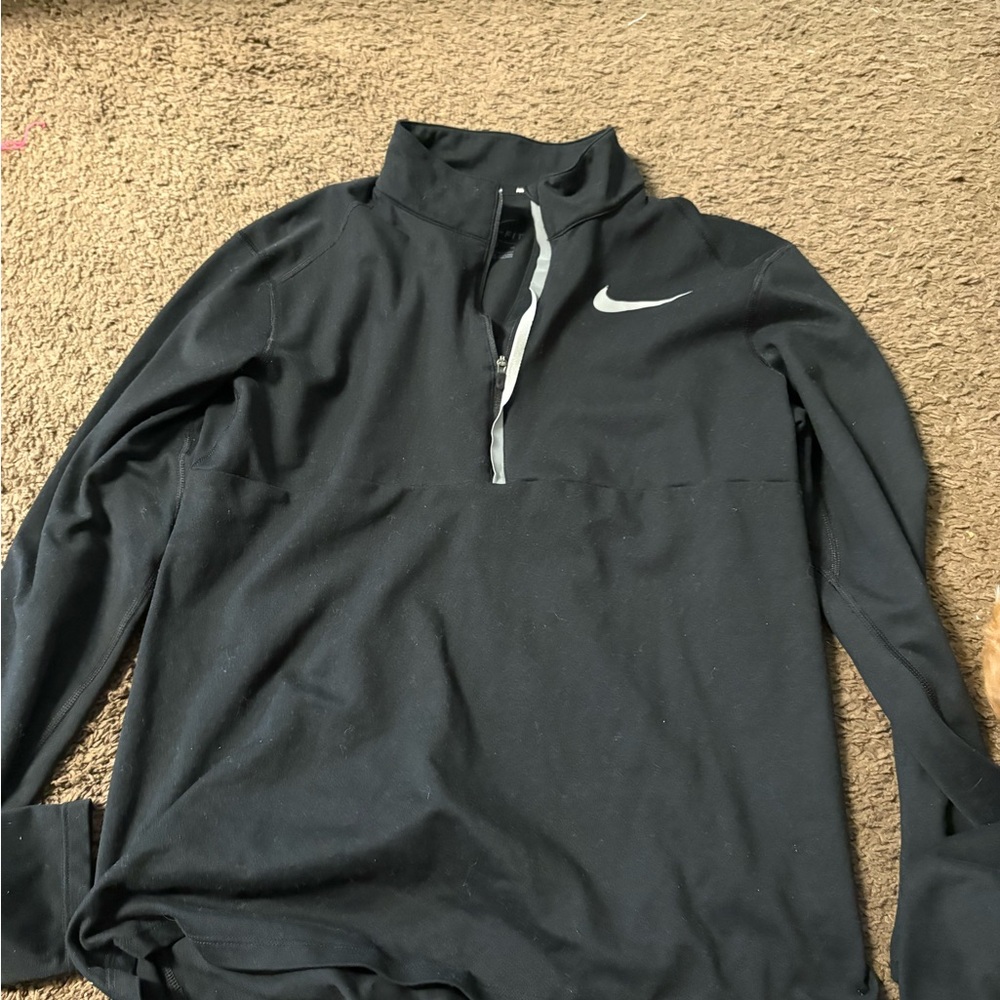 Nike Black Pullover with Swoosh Logo